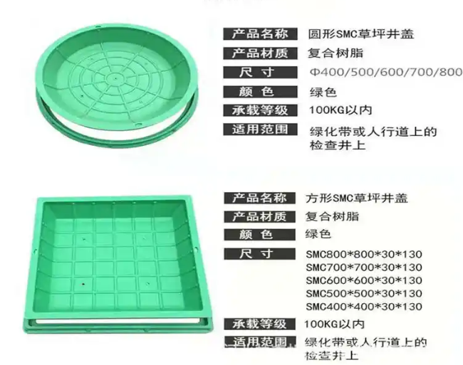 浑源树脂复合种植井盖展示
